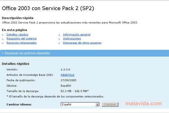 Microsoft Office 2003 Sp2 Download